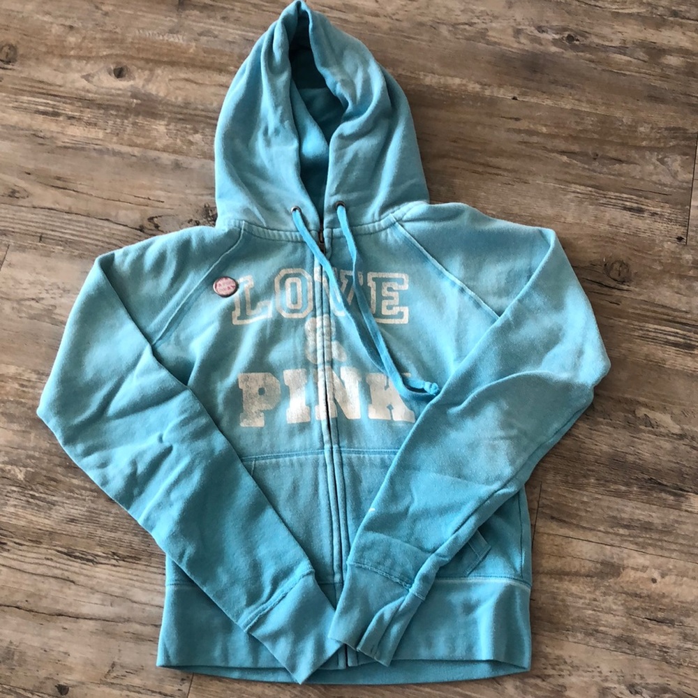 Size Small Like New Pink Victoria’s Secret Zip-Up